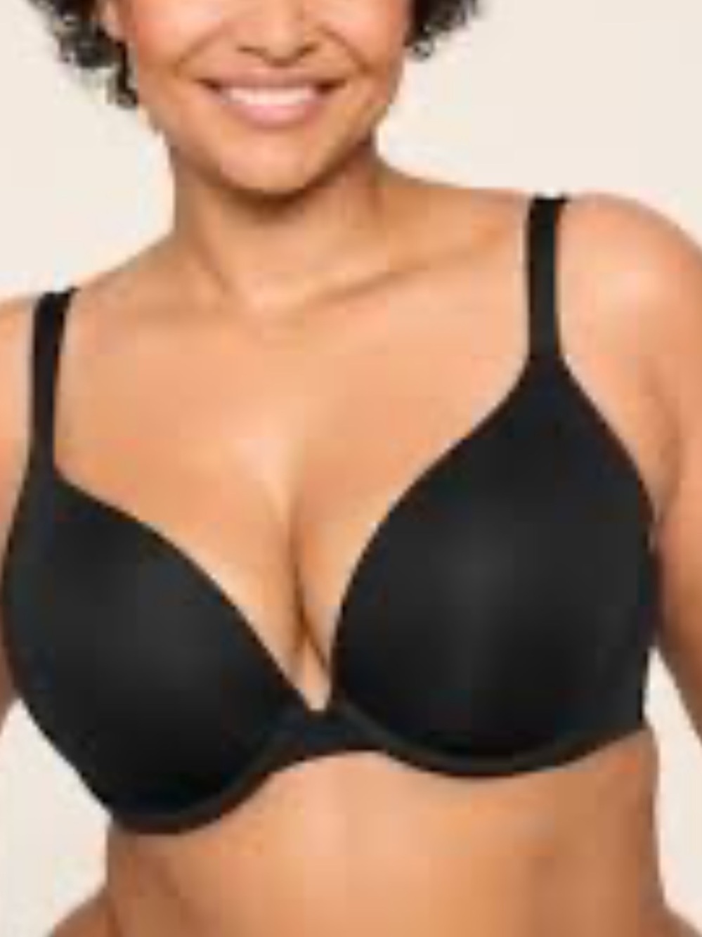 Cacique Smooth Boost Plunge Underwire Bra Sz 42C